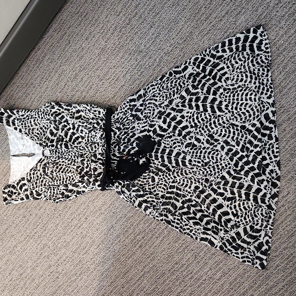 St. John Sport Animal Print Dress Size Large